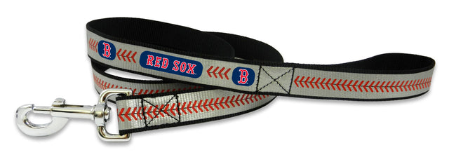 Correa para mascotas de los Boston Red Sox, tamaño pequeño, reflectante, para béisbol