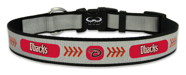 Arizona Diamondbacks Pet Collar Reflective Baseball Size Medium CO