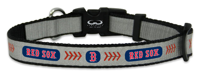 Collar reflectante para mascotas de los Boston Red Sox, tamaño béisbol, juguete CO