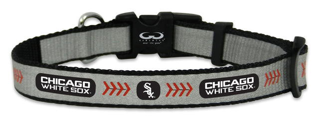 Collar reflectante para mascotas de los Chicago White Sox, tamaño béisbol, juguete CO