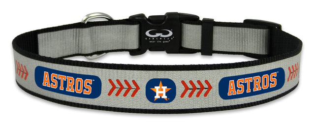 Collar de béisbol mediano reflectante de los Houston Astros