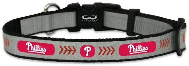 Collar reflectante para mascotas de los Philadelphia Phillies, tamaño béisbol