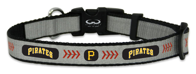 Collar para mascota de los Piratas de Pittsburgh, juguete reflectante de tamaño béisbol