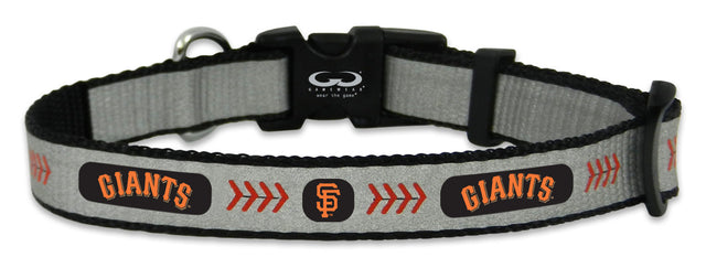 Collar para mascota de los Gigantes de San Francisco, juguete reflectante de tamaño de béisbol