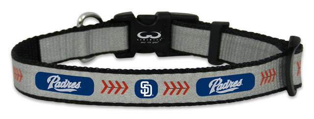 Collar para mascota de los Padres de San Diego, juguete reflectante de tamaño béisbol