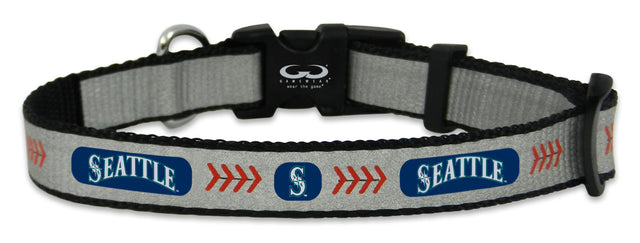 Collar para mascota de los Seattle Mariners, juguete reflectante de tamaño béisbol CO