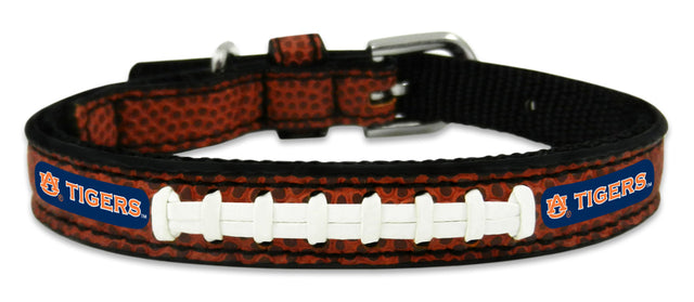 Collar de fútbol de juguete de cuero clásico de Auburn Tigers