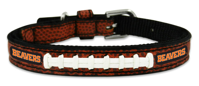 Collar de fútbol de juguete clásico de cuero de los Oregon State Beavers