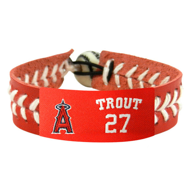 Pulsera de los Ángeles de Los Ángeles Equipo de color Béisbol Mike Trout CO