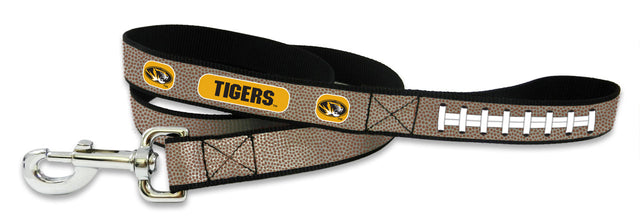 Correa reflectante para mascotas de los Missouri Tigers, tamaño grande, color blanco