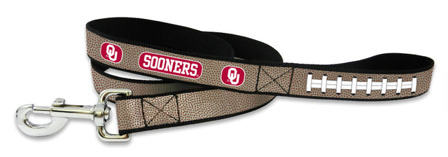 Oklahoma Sooners Reflective Football Leash - S