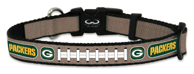 Collar de fútbol de juguete reflectante de los Green Bay Packers