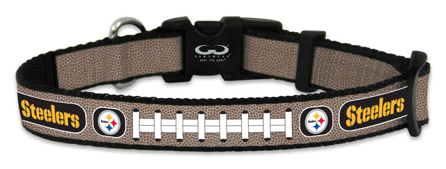 Collar para mascota de los Pittsburgh Steelers, juguete reflectante de tamaño de balón de fútbol