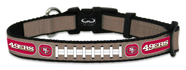 Collar de fútbol reflectante de juguete de los San Francisco 49ers