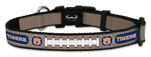 Collar para mascotas Auburn Tigers reflectante de tamaño de balón de fútbol de juguete CO