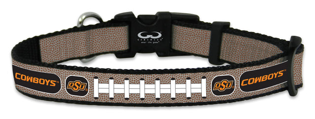 Collar para mascota de los Oklahoma State Cowboys, juguete reflectante de tamaño de balón de fútbol