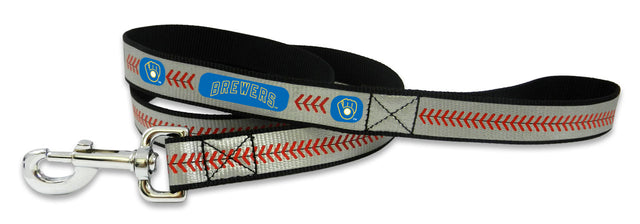 Correa de béisbol retro reflectante de los Milwaukee Brewers, talla S