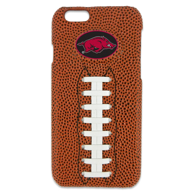 Funda para teléfono Arkansas Razorbacks, fútbol clásico, iPhone 6 CO