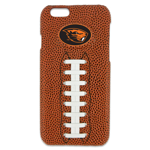 Funda clásica para iPhone 6 con diseño de fútbol de los Oregon State Beavers