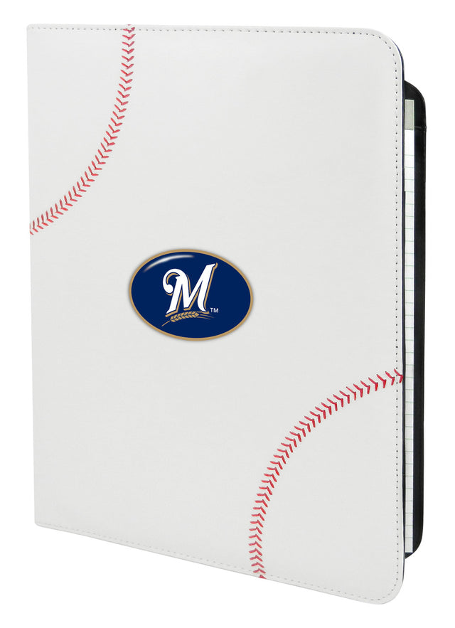 Milwaukee Brewers Classic Baseball Portfolio - 8.5 in x 11 in