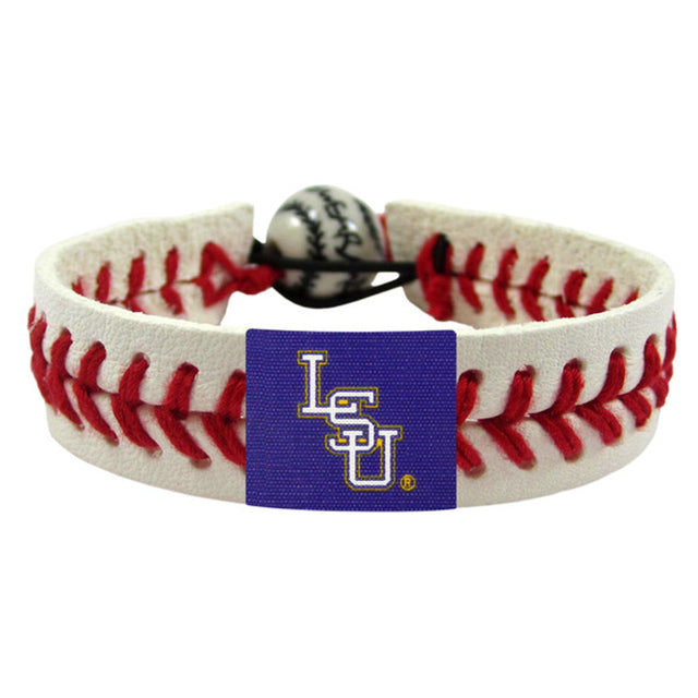 Pulsera alternativa clásica de béisbol de los Tigres de LSU