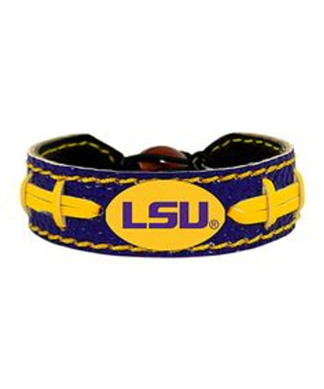 Pulsera de color del equipo de fútbol de LSU Tigers CO