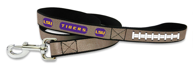 LSU Tigers Reflective Football Leash - L