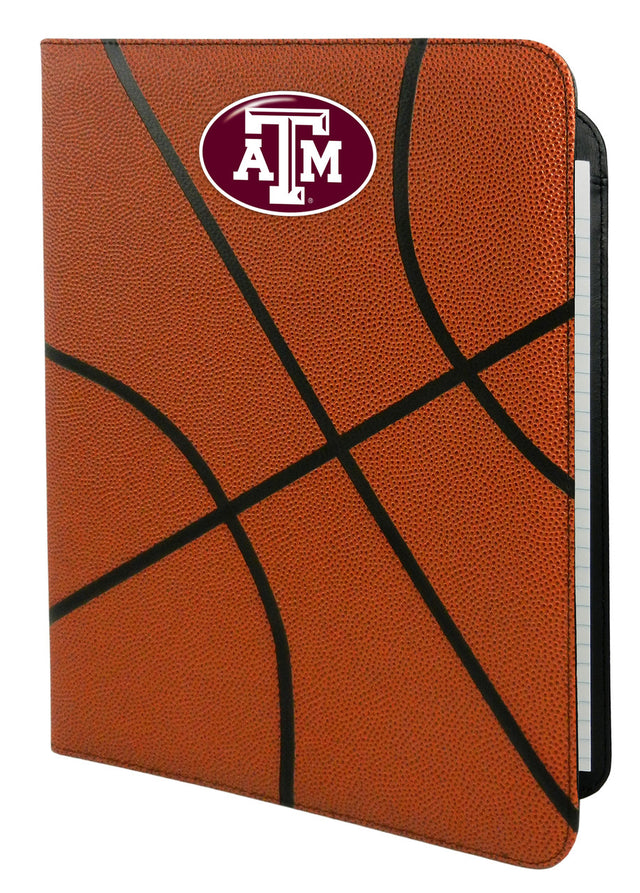 Cartera de baloncesto clásica de los Texas A&amp;M Aggies: 8,5 x 11 pulgadas