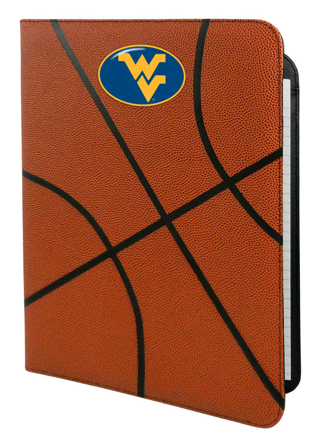 Cartera clásica de baloncesto de los West Virginia Mountaineers (8,5 x 11 pulgadas)