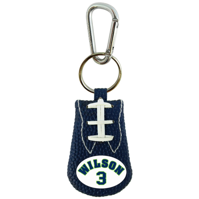 Seattle Seahawks Keychain Team Color Jersey Russell Wilson Design CO