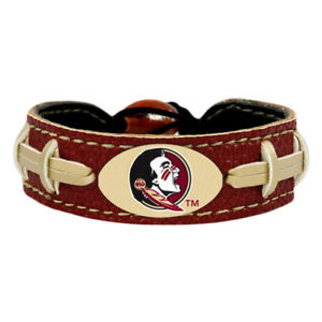 Pulsera de color del equipo de fútbol de Florida State Seminoles CO