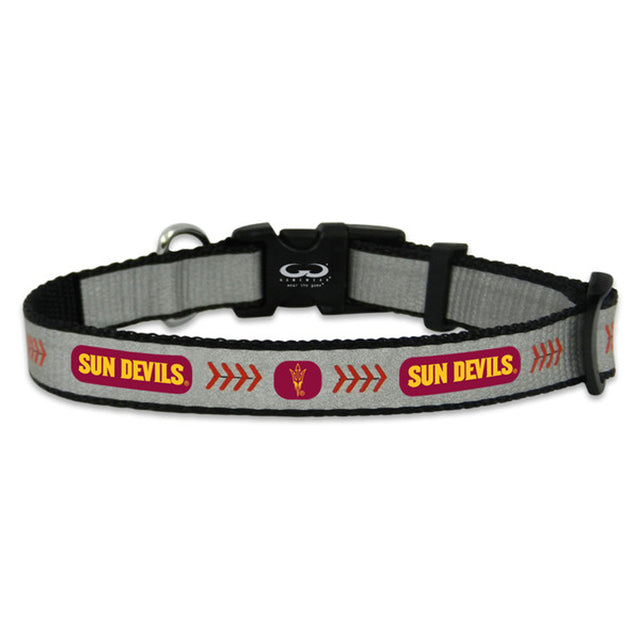 Arizona State Sun Devils Pet Collar Reflective Football Size Small