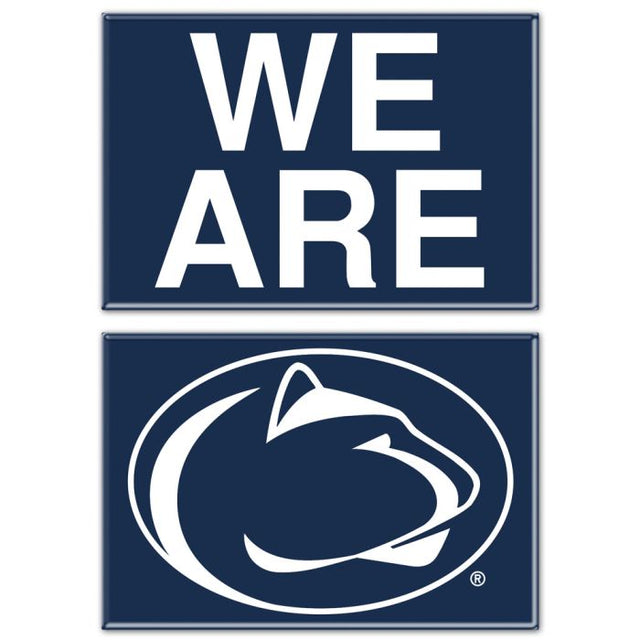 Penn State Nittany Lions Rectangle Magnet, 2pack 2" x 3"