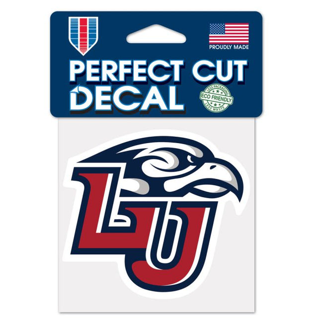 Calcomanía de color de corte perfecto Liberty Flames de 4" x 4"