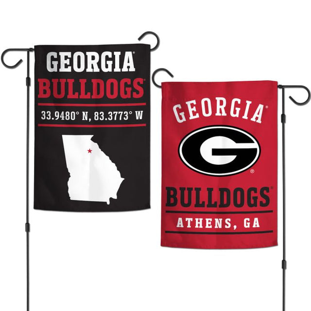 Georgia Bulldogs COORDINATES Garden Flags 2 sided 12.5" x 18"