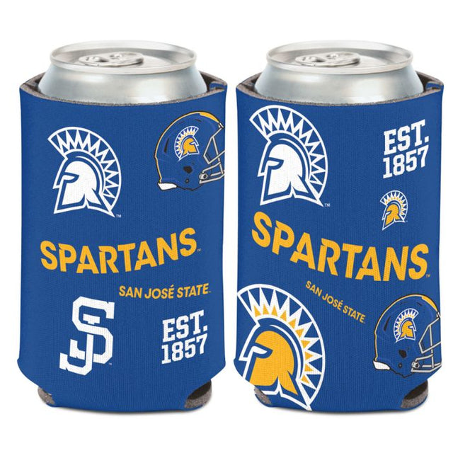 San Jose State Spartans scatter Can Cooler 12 oz.