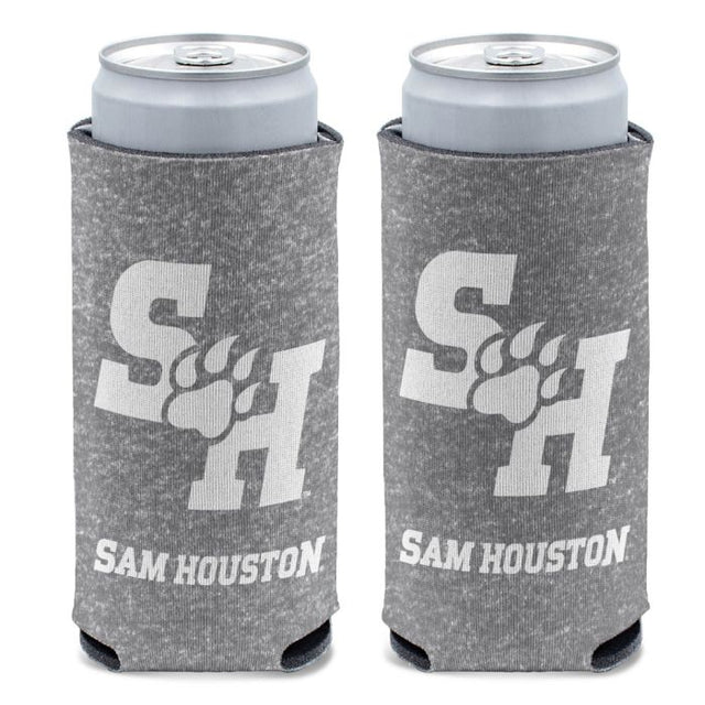 Enfriador de latas delgado de 12 oz de los Bearkats del estado de Houston de Sam