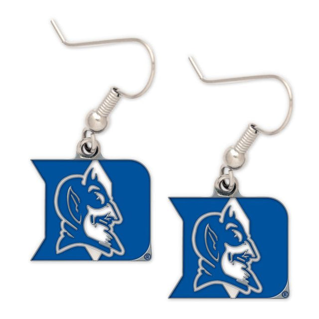 Tarjeta de joyería con pendientes de los Duke Blue Devils