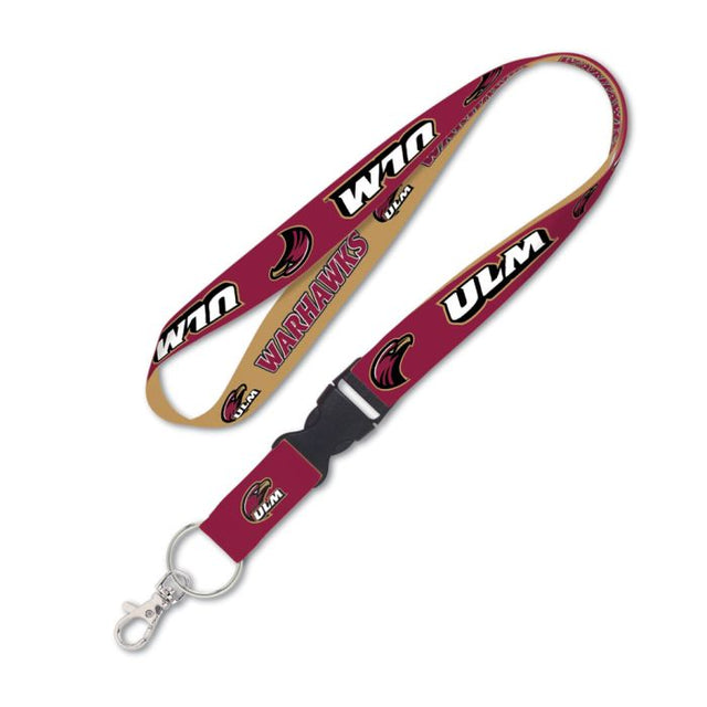 Louisiana - Monroe War Hawks Lanyard w/detachable buckle 1"