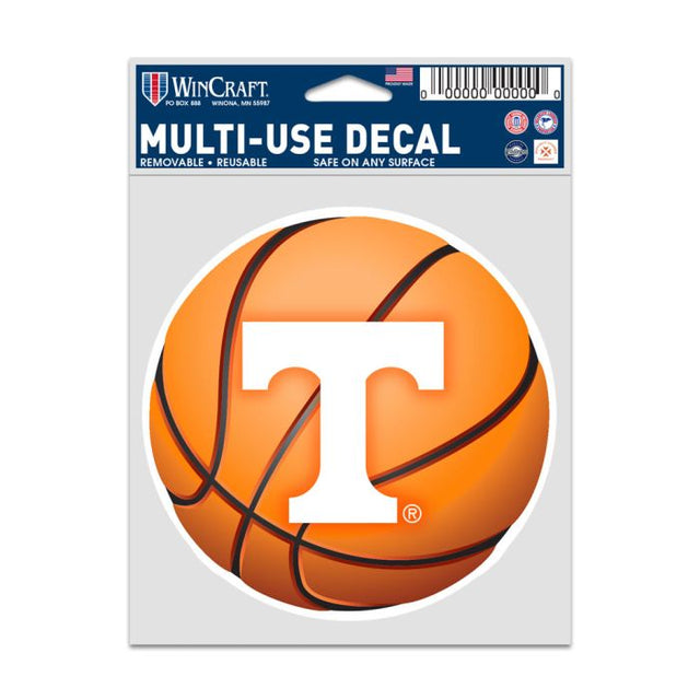 Tennessee Volunteers BASKETBALL Fan Decals 3.75" x 5"