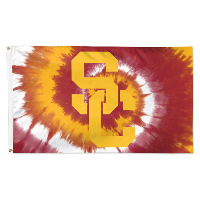 Bandera teñida de los Troyanos de la USC - Deluxe 3' X 5'