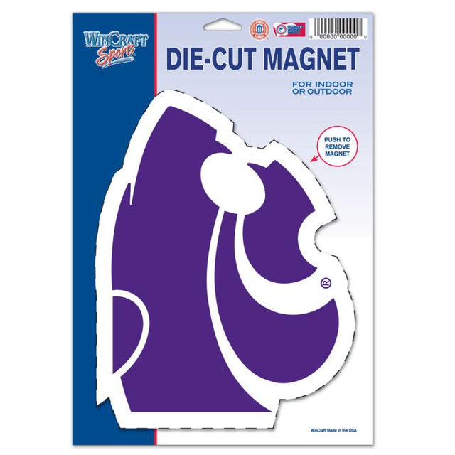 Kansas State Wildcats Die Cut Logo Magnet 6.25" x 9"