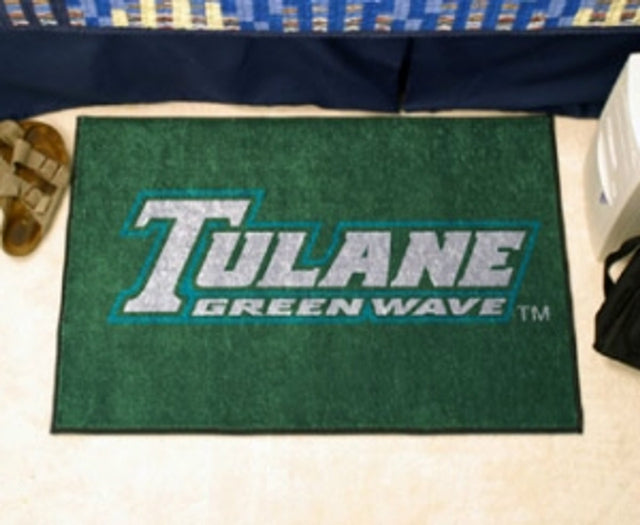 Alfombra Tulane Green Wave: estilo básico