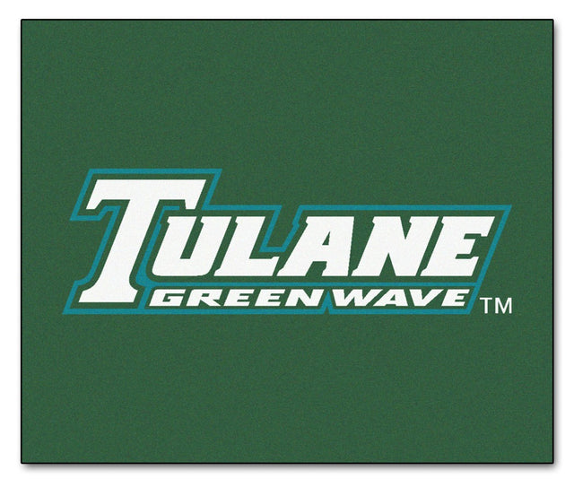 Alfombra con ondas verdes de Tulane - Tailgater