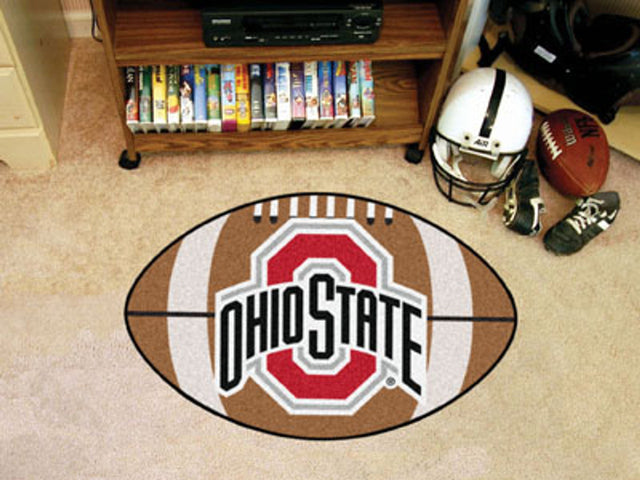 Tapete de fútbol de los Buckeyes de Ohio State, 22 x 35