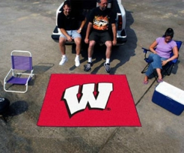 Alfombra de Wisconsin Badgers - Tailgater, diseño en forma de "W"