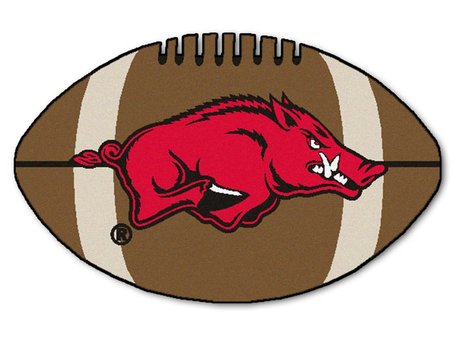 Tapete de fútbol de Arkansas Razorbacks de 22 x 35 pulgadas