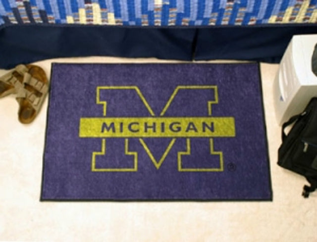 Alfombra de los Wolverines de Michigan: estilo básico