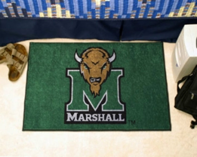 Alfombra Marshall Thundering Herd: diseño de logotipo y estilo inicial