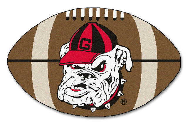 Tapete de fútbol de los Georgia Bulldogs de 22 x 35 pulgadas